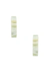 8 OTHER REASONS 8 OTHER REASONS MINT HOOP EARRING IN SAGE.,8OTH-WL295