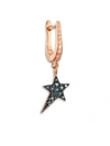 DIANE KORDAS Diamond & 18K Rose Gold Star Earring Charm