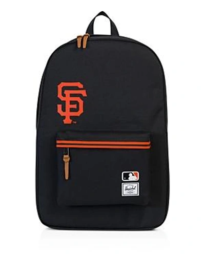 Herschel Supply Co Heritage - Mlb American League Backpack - Black In San Francisco Giants