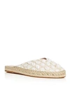 AVEC LES FILLES WOMEN'S VAL ROSETTE ESPADRILLE MULES,J2111015