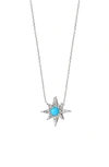 ANZIE MINI STARBURST NECKLACE,2196STQZ