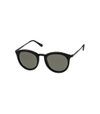 LE SPECS No Smirking Sunglasses in Black Rubber,210000037126