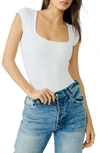 FREE PEOPLE SQUARE EYES BODYSUIT,OB831134