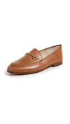 Sam Edelman Loraine Bit Metallic-horsebit Leather Loafers In Brown