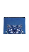 KENZO TIGER BLUE CAPSULE POUCH