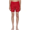 Moncler Logo Patch Swimming Shorts In 7-455.red