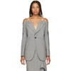 MAISON MARGIELA MAISON MARGIELA GREY CHECK PIED DE POULE BLAZER