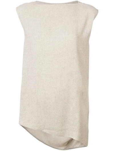 Rick Owens Nouveau Tank Top In Grey