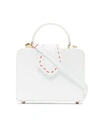 MEHRY MU WHITE FEY SMALL LEATHER BAG