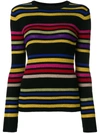ETRO ETRO STRIPED FITTED SWEATER - BLACK