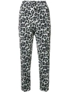 PINKO LEOPARD PRINT TAILORED TROUSERS