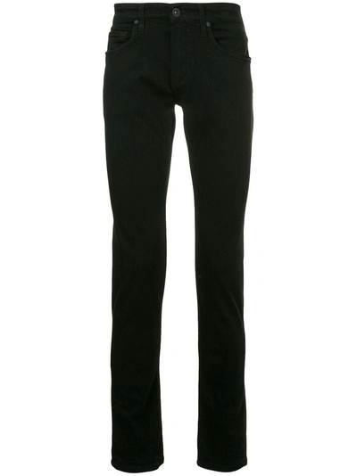 Paige Transcend - Lennox Slim Fit Jeans In Black