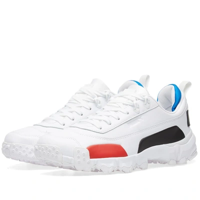 Puma Trailfox Leather Sneakers In White