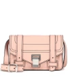 Proenza Schouler Ps1+ Deep Blush Grainy Leather Mini Crossbody Bag In Pink