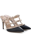 VALENTINO GARAVANI Valentino Garavani Rockstud leather mules,P00330315