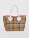 BURBERRY The Giant Reversible Tote in Vintage Check,40773861