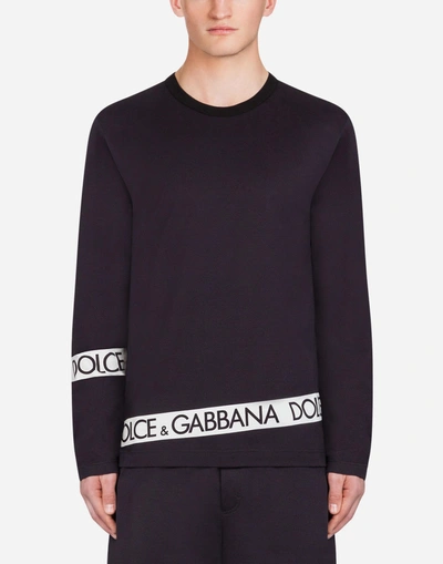 Dolce & Gabbana Printed Cotton T-shirt In Multi