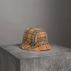 BURBERRY Gosha x Burberry Check Flannel Bucket Hat,40802391