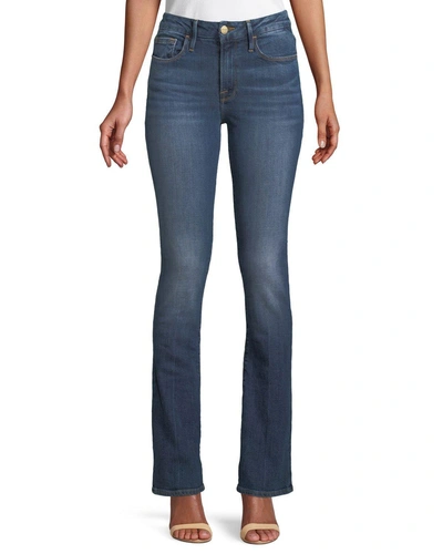 Frame Le Mini Mid-rise Bootcut Jeans In Blendon