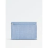 LOEWE LARGE TEXTURED LEATHER POUCH