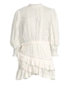 LOVESHACKFANCY Lorelei Puff-Sleeve Mini Dress