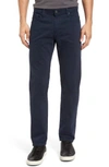 Ag Tellis Sueded Stretch Sateen Slim Leg Pants In Night Sea