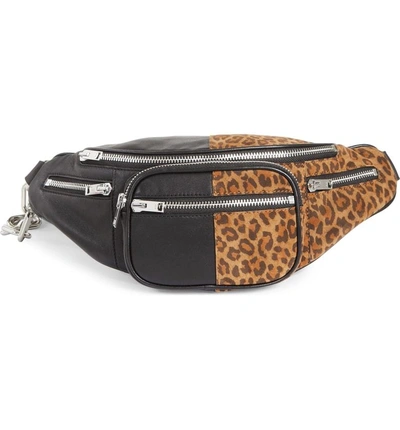 Alexander Wang Attica Soft Leopard-print Fanny Pack Bag In Brown