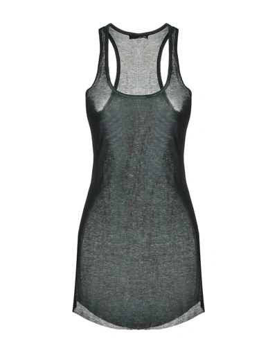 Avant Toi Tank Top In Dark Green