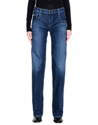 Armani Jeans Denim Trousers In Blue