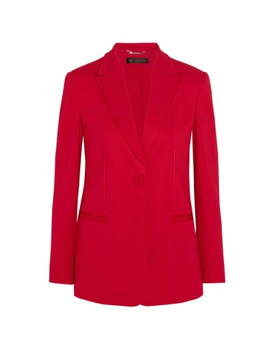 Versace Sartorial Jacket In Red