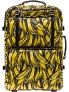 PRADA PRADA 香蕉印花拉杆行李箱 - 黄色