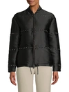VALENTINO Long-Sleeve Studded Jacket,0400098939710
