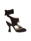 FENDI WRAPPED ANKLE SANDALS