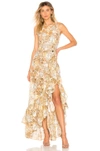 Bronx And Banco Sicilia Ruffle Dress In Multi