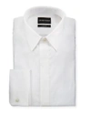 EMPORIO ARMANI MEN'S MODERN FIT BASIC TUXEDO SHIRT WITH POINT COLLAR %26 FRENCH CUFFS,PROD210700090