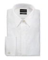 Emporio Armani Modern-fit Pointed Collar Shirt In White