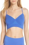 Yummie Audrey Day Seamless Bralette In Amparo Blue