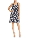B COLLECTION BY BOBEAU B COLLECTION BY BOBEAU LANE FLORAL-PRINT OVERLAY DRESS - 100% EXCLUSIVE,MD8W74CBLP