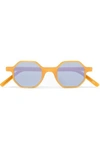ANDY WOLF OCTAGON-FRAME ACETATE SUNGLASSES