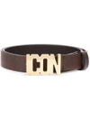 DSQUARED2 DSQUARED2 ICON BUCKLE BELT - BROWN