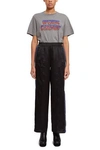OPENING CEREMONY OPENING CEREMONY SATIN WIDE LEG TRACK PANT,ST209723