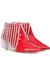 CHRISTOPHER KANE CRYSTAL PATENT LEATHER ANKLE BOOTS,P00339390