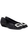 ROGER VIVIER VERTIGO DIADEM DOTS BALLET FLATS,P00333112