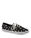 KEDS X KATE SPADE NEW YORK WOMEN'S CANVAS LACE UP SNEAKERS,WF57489