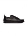 ANN DEMEULEMEESTER CLASSIC LOW TOP LEATHER trainers,1814-2832-370-099