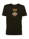 DOLCE & GABBANA ROYAL PRINTED T-SHIRT,10642673