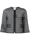 AKRIS PUNTO AKRIS PUNTO CROPPED JACKET - BLACK