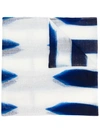 SUZUSAN SUZUSAN TIE-DYE SCARF - BLUE