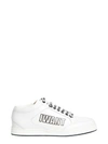 Jimmy Choo Miami Chalk Nappa Leather Sneakers With Logo Embossed Leather In Bianco