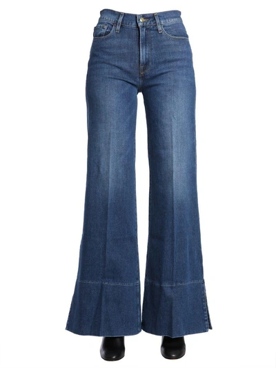 Frame "le Palazzo" Jeans In Blue